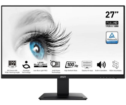 Monitor MSI PRO MP273A 1080p/100Hz/IPS